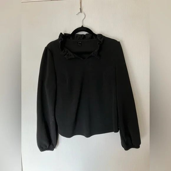 SHEIN Elegant Black Blouse - Picture 2 of 5